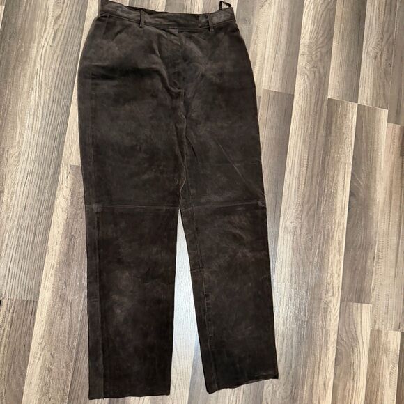 Vintage Outfit Petite Fully Lined Suede Pants Size 6 EUC - Picture 2 of 8